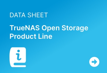 rueNAS Open Storage Product Line Data Sheet